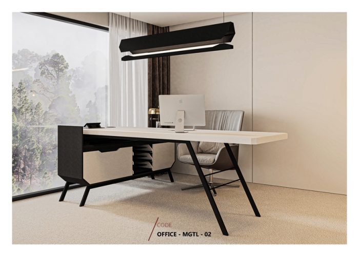 میز مدیریت ال پایه اریب مدل mgtl-02 - Image 2