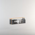 شلف اداری  مدل shelf01-l120