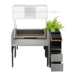 میز اداری کارشناسی - کارگروهی مدل  WGT-02 - Image 2