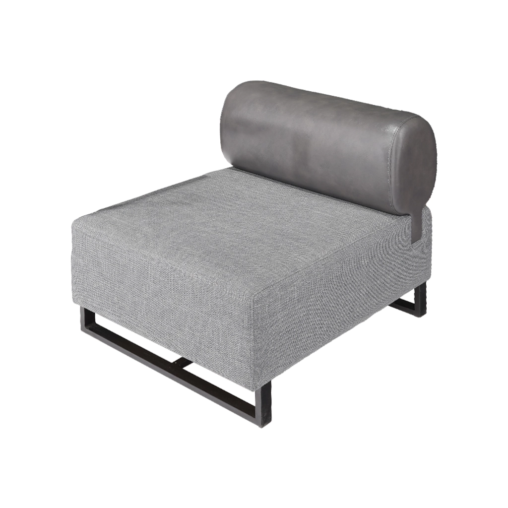 Sofa-Turin-1n-WH a مبل اداری تک نفره مدل Sofa-Turin-1n-WH بدون دسته - Image 1