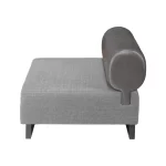 مبل اداری تک نفره مدل Sofa-Turin-1n-WH بدون دسته - Image 2