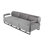 مبل اداری تک نفره مدل Sofa-Turin-1n-WH بدون دسته - Image 3