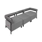 مبل اداری تک نفره مدل Sofa-Vien-1n-WH بدون دسته - Image 4