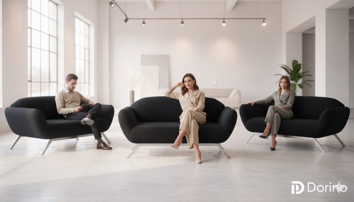 مبل اداری دو نفره مدل آتن Sofa-Athens-2n - Image 6